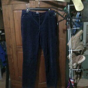 Navy Blue Corduroy pants Coldwater Creek